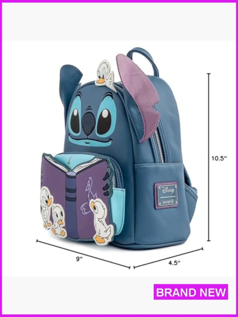 Faux Leather Shoulder Bag with Adjustable Straps Front Zipper Pocket Chic - Picture 3 of 6